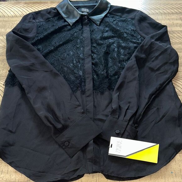 Prabal Gurung for Target 🎯 Black Western BOHO Fringe Leather and Lace Look 👀 - Picture 15 of 17